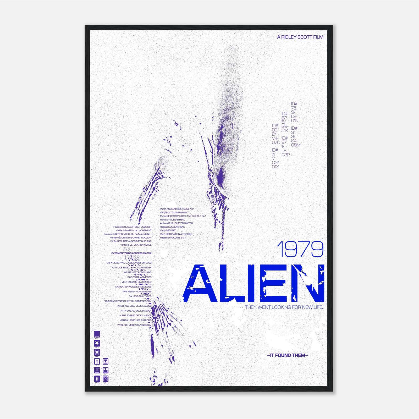 Alien Movie Poster, Alien 1979 Movie Poster, Alien Film Poster, Sci Fi ...