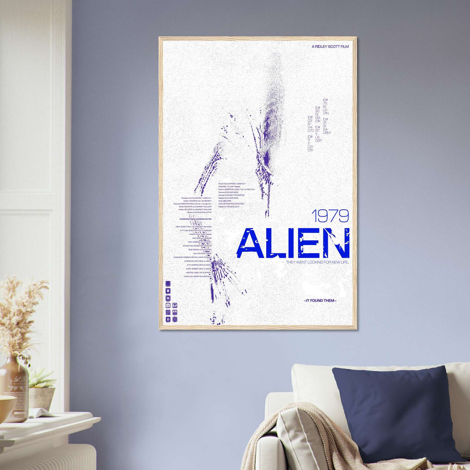 Alien Movie Poster, Alien 1979 Movie Poster, Alien Film Poster, Sci Fi ...