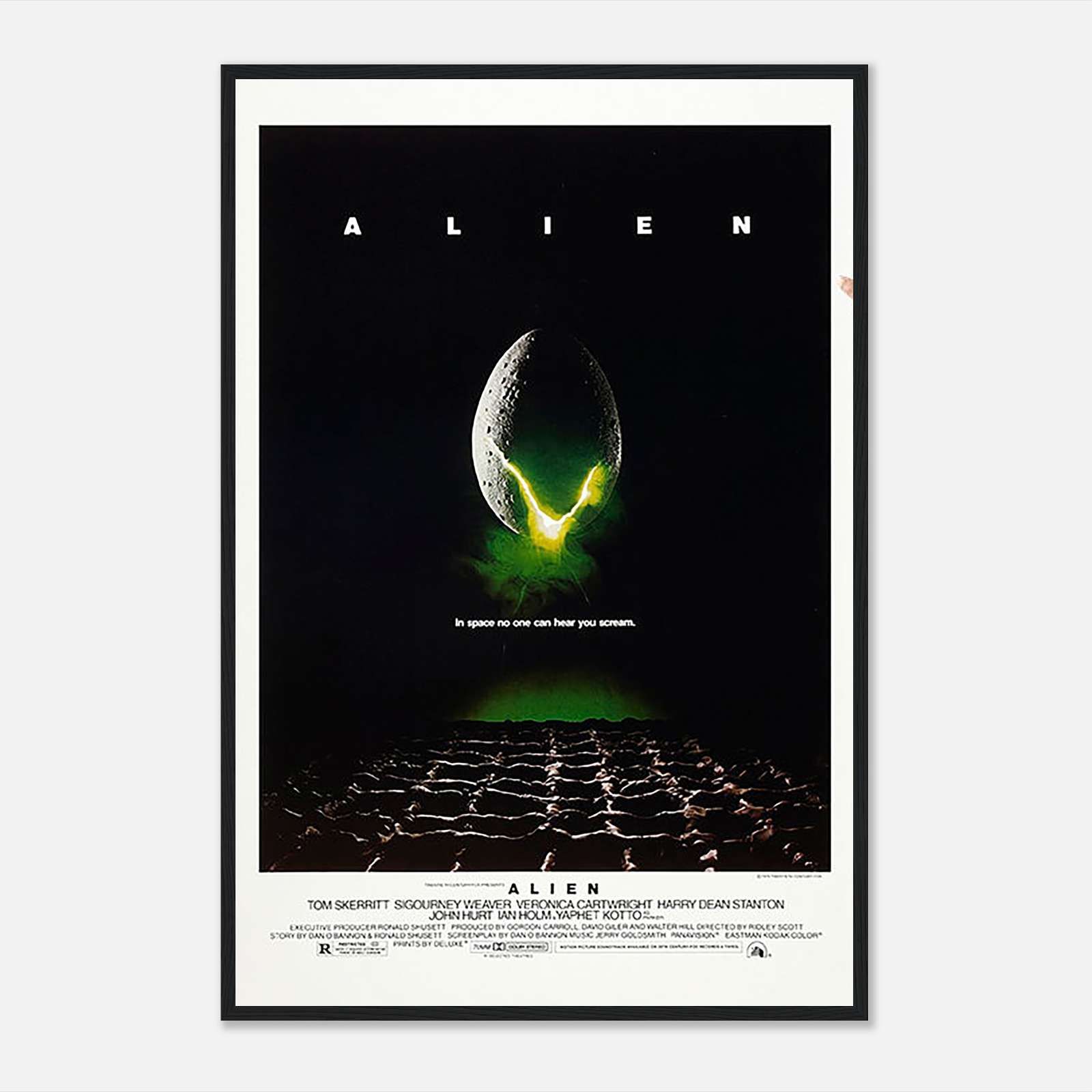 Alien Movie Poster High-Quality Art Print From Ridley Scotts Iconic Sci ...