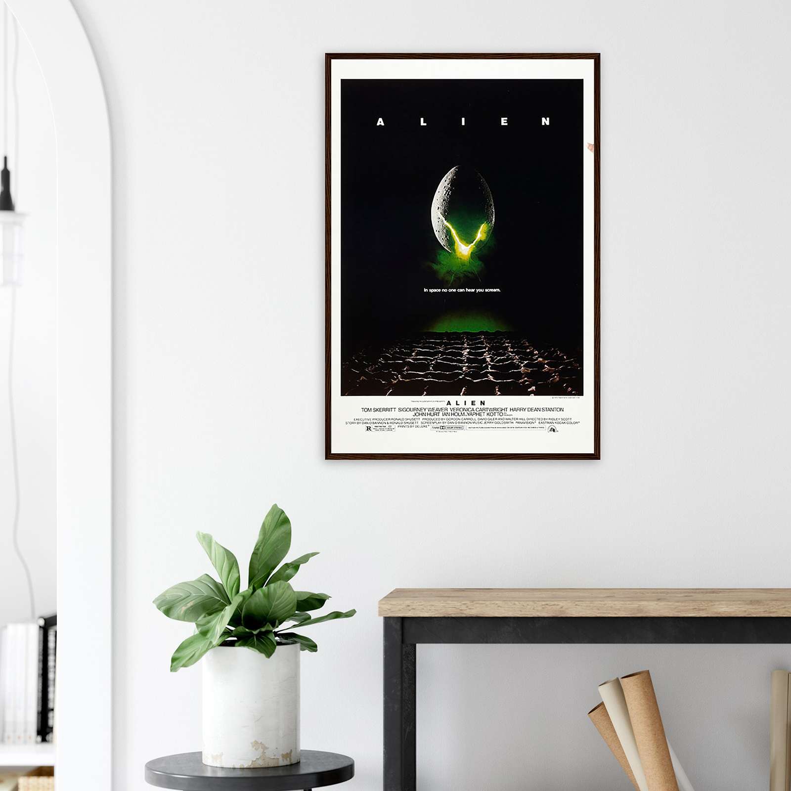 Alien Movie Poster High-Quality Art Print From Ridley Scotts Iconic Sci ...