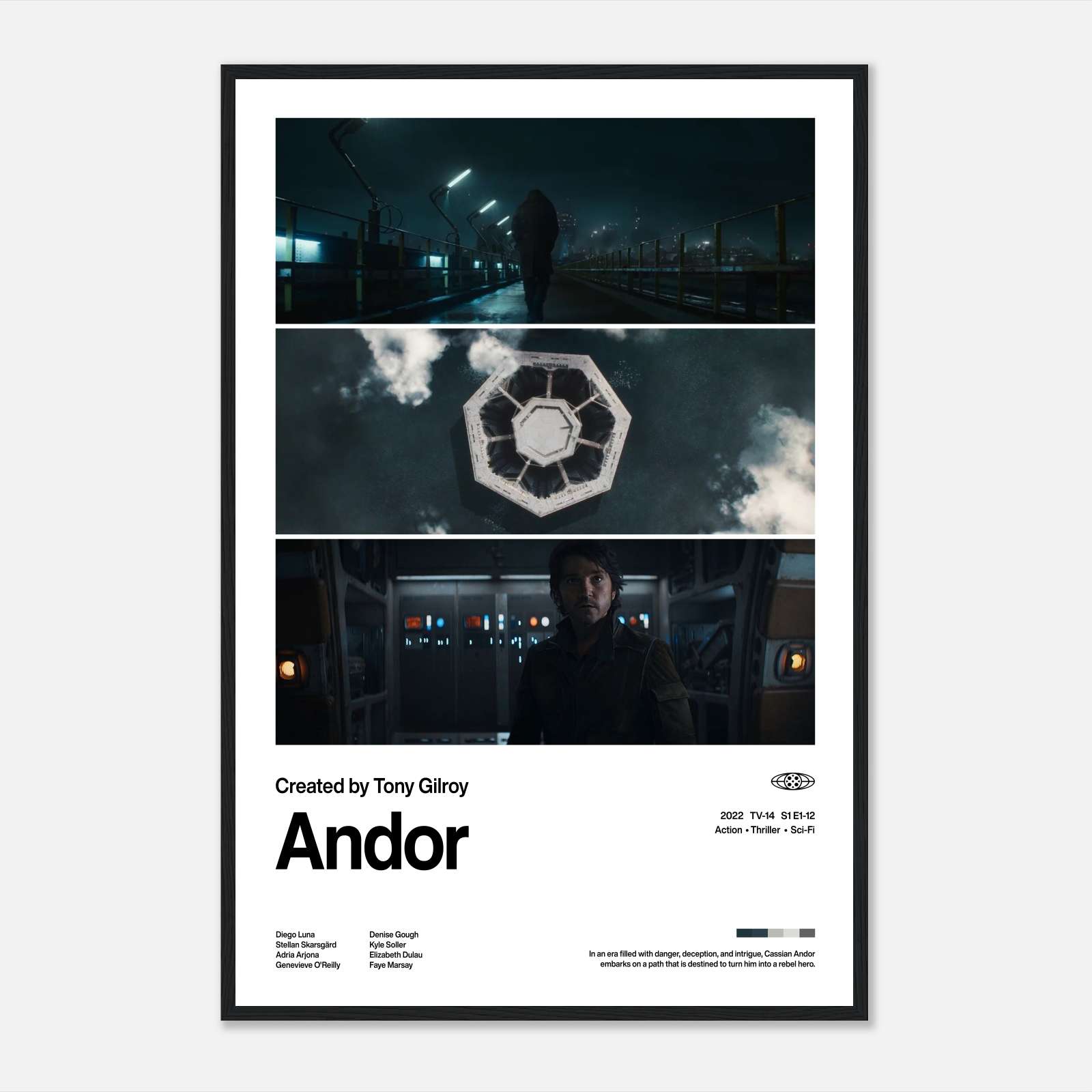 Andor Movie Poster, Andor Poster, Modern Movie Poster, Full-Size Poster ...