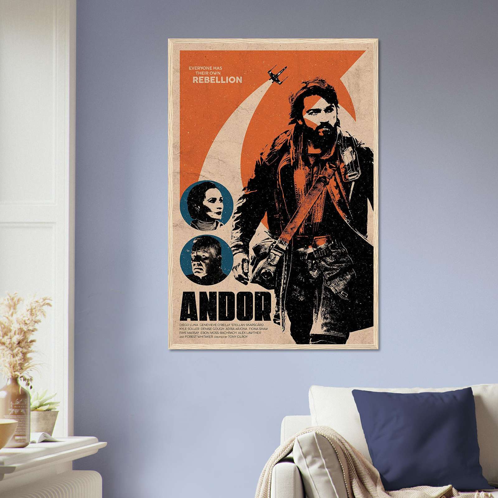 Andor Tv Series Poster, Sci Fi Movie Poster, Full-Size Poster, Ready to ...