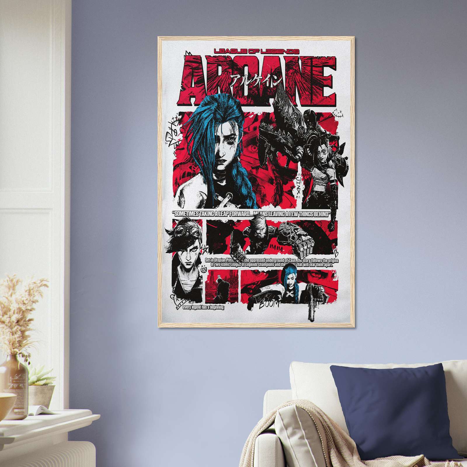 Arcane League Of Legends Poster, Full-Size Movie Poster, Ready to Hang ...