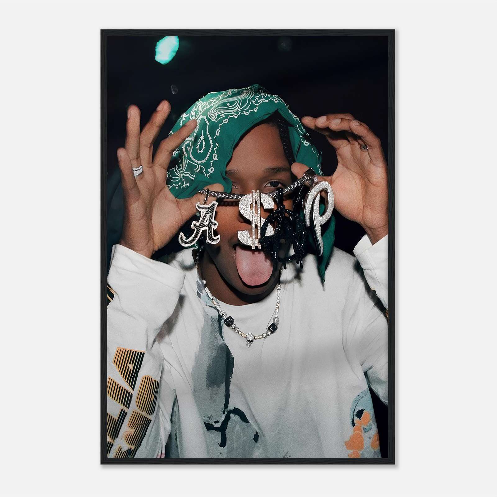 Asap Rocky Poster, Music Poster, Rapper Poster, Full-Size Poster, Ready ...
