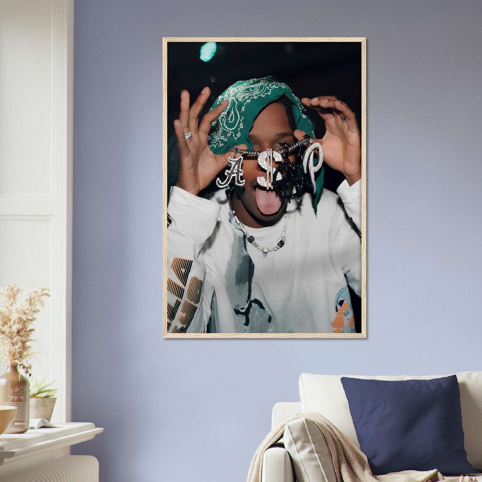 Asap Rocky Poster, Music Poster, Rapper Poster, Full-Size Poster, Ready ...