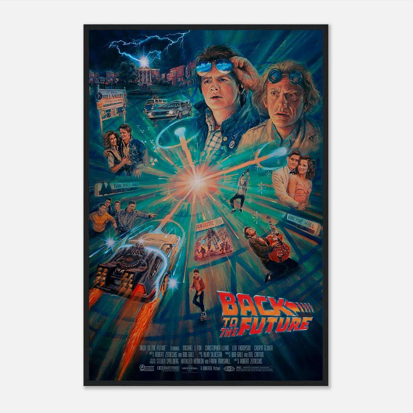 Back To The Future Poster, Robert Zemeckis Movie Poster, FullSize — free download