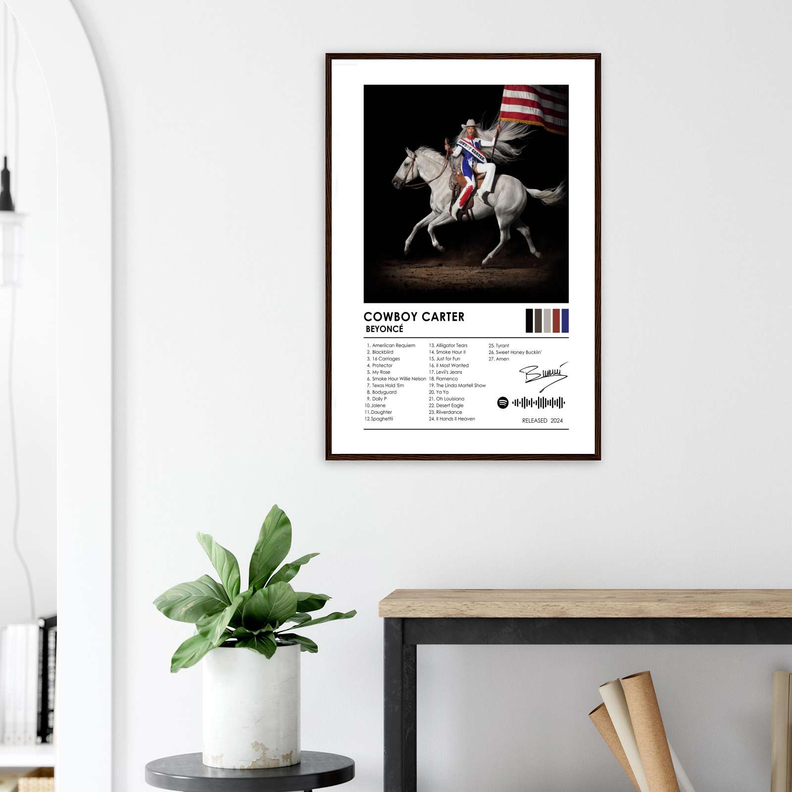 Beyonce Poster, Beyonce Cowboy Carter Poster, Minimalist Music Poster ...