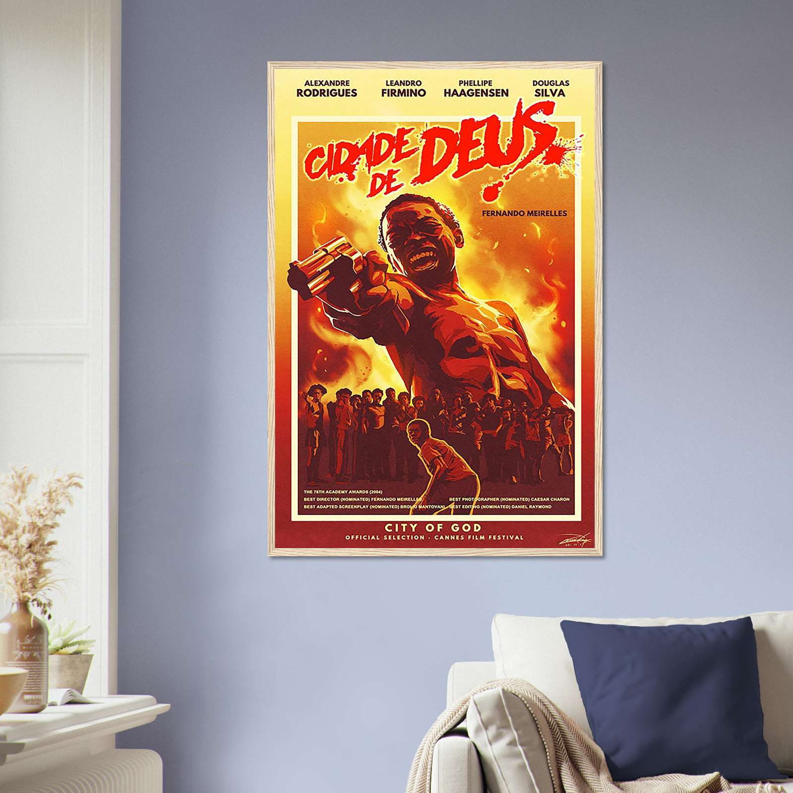 City Of God Movie Poster City Of God Poster Vintage Movie Poster