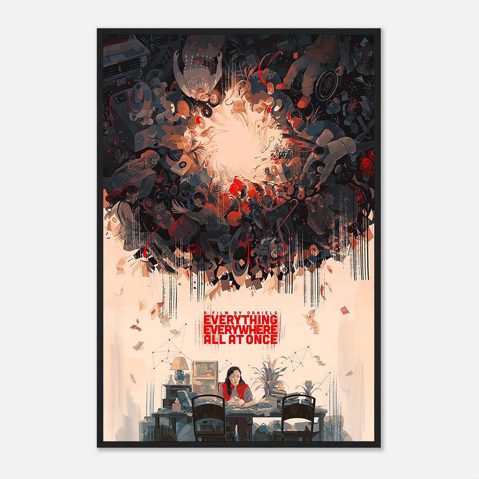 Everything Everywhere All At Once Movie Poster, Sci Fi Movie Poster ...