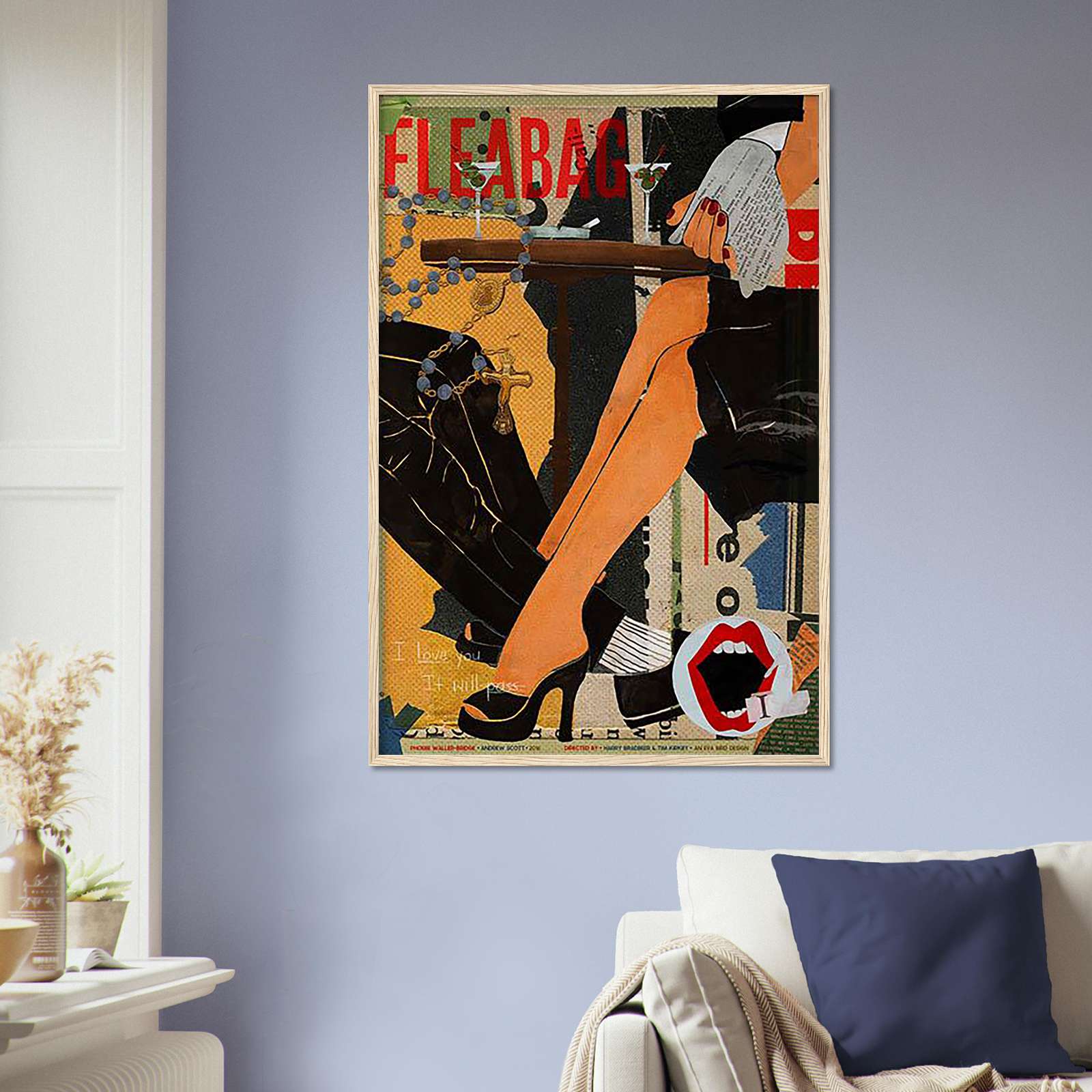 Fleabag Tv Series Poster, Fleabag Tv Show Poster, Vintage Movie