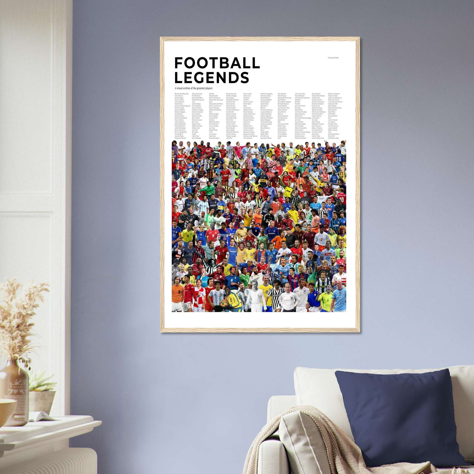 Football Legends Poster, Football Poster, Football Player Poster 1 ...