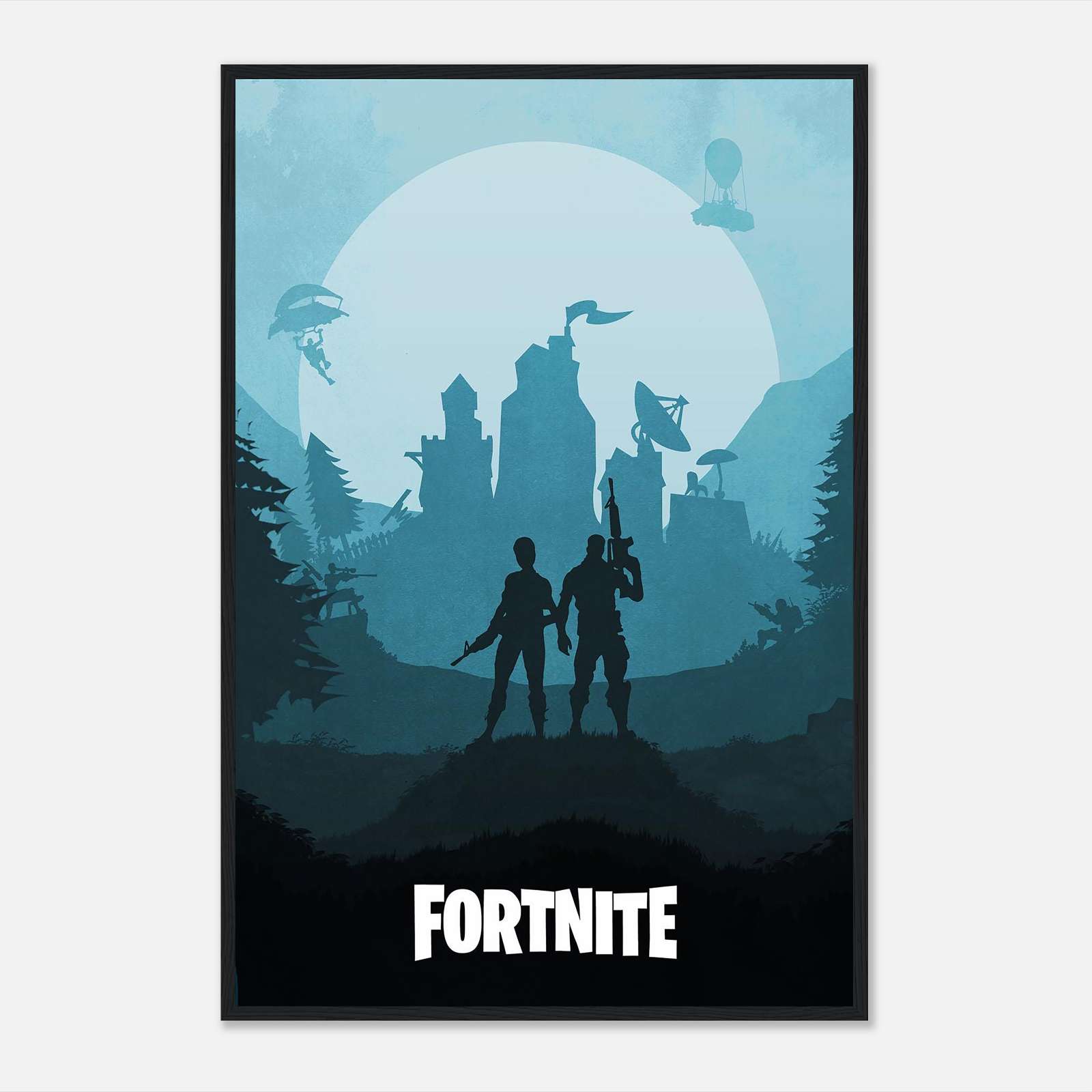 Fortnite Poster, Video Game Poster, Gaming Poster, Full-Size Poster ...