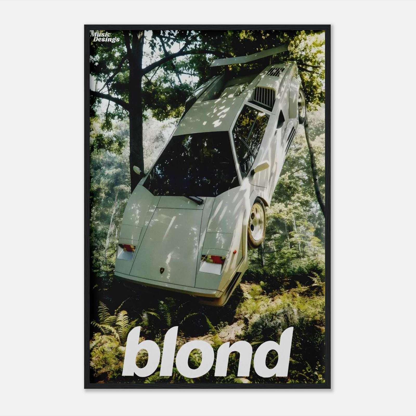 Frank Ocean Poster, Blond Album Cover Poster Poster, Music Poster, Full ...