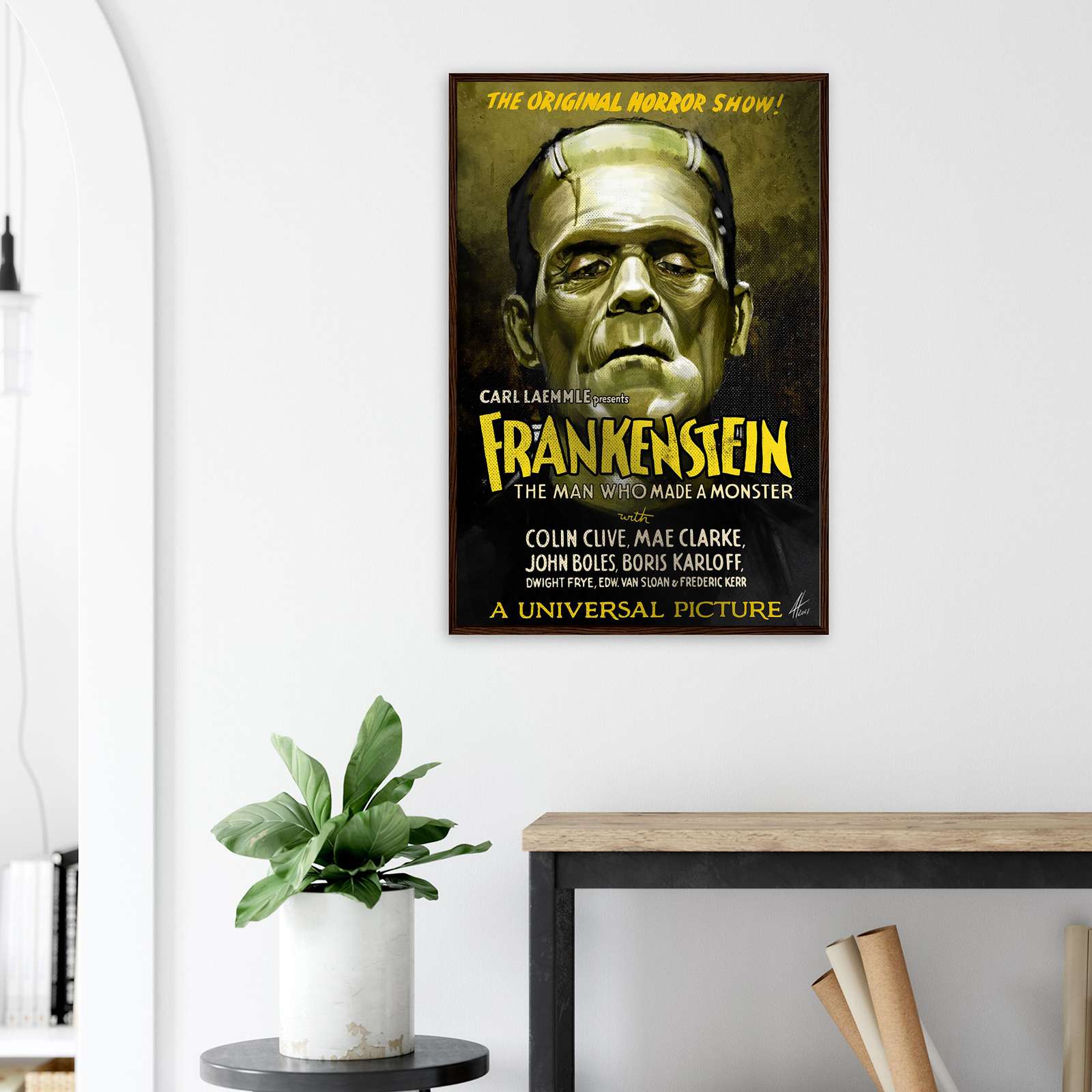Frankenstein 1931 Classic Horror Movie Poster, Frankenstein Movie ...