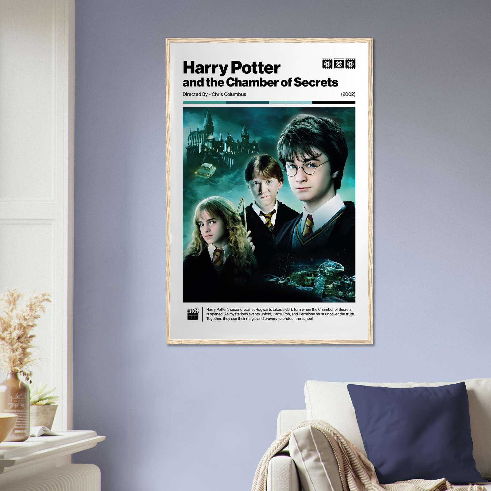 Harry Potter And The Chamber Of Secrets Movie Poster, Cult Classic