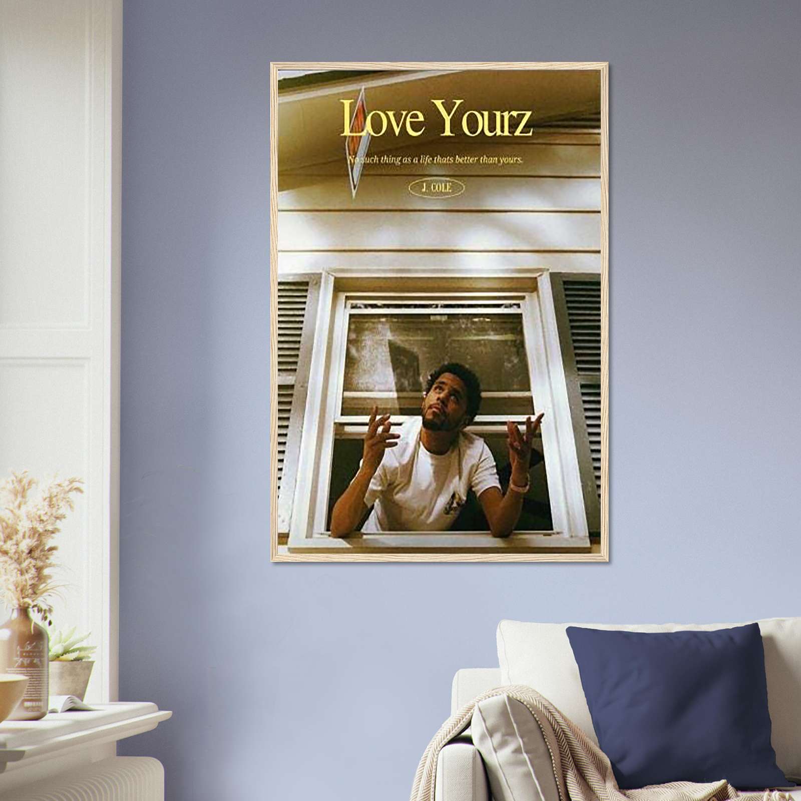 J. Cole Poster, J, J. Cole Love Yourz Poster, Full-Size Poster, Ready ...
