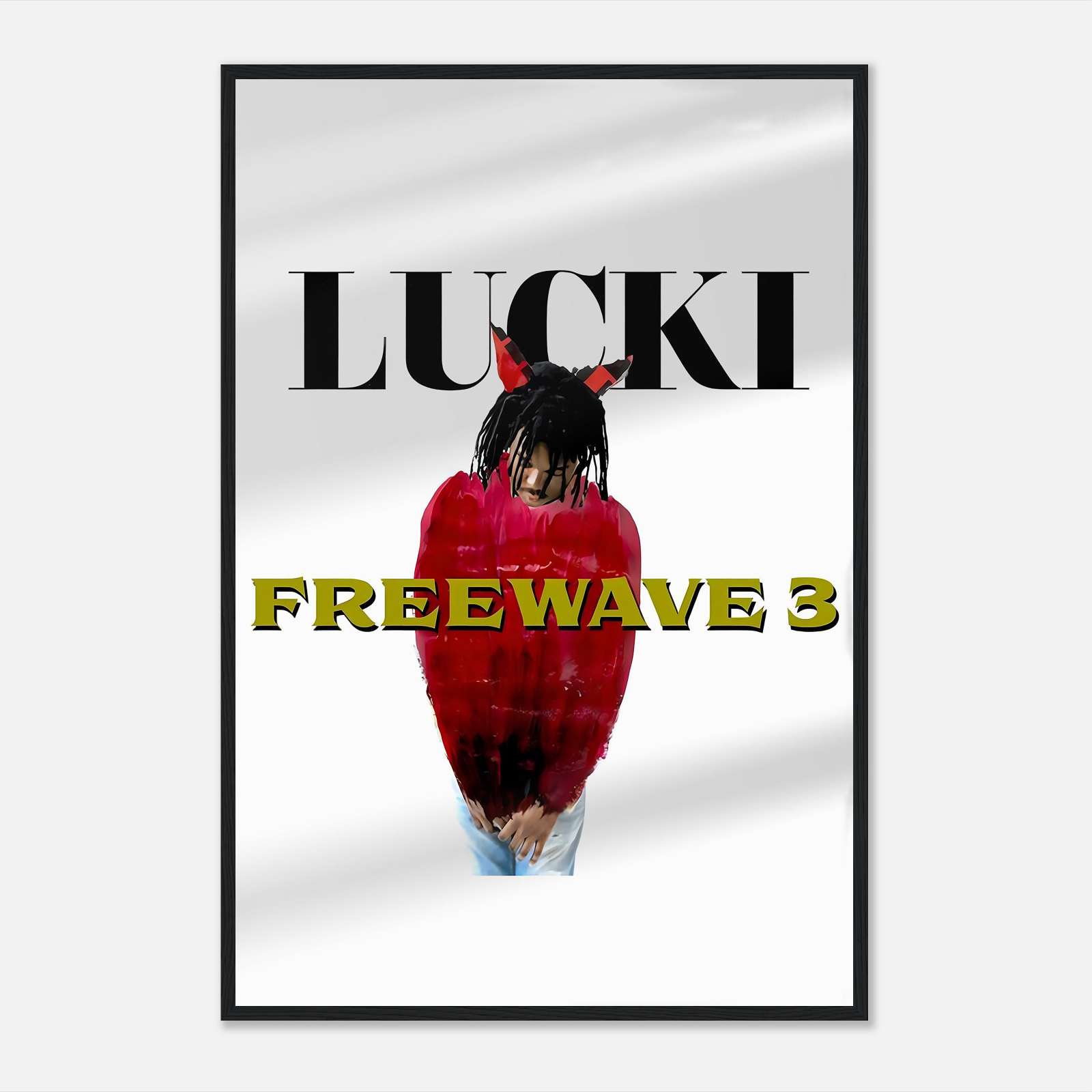 Lucki Rapper Poster, Freewave 3 Poster, Full-Size Poster, Ready to Hang ...