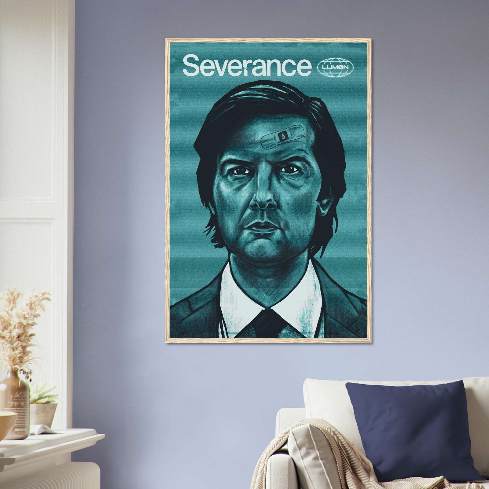 Lumon Break Room Poster Severance Mark Print, Hang In There Art ...
