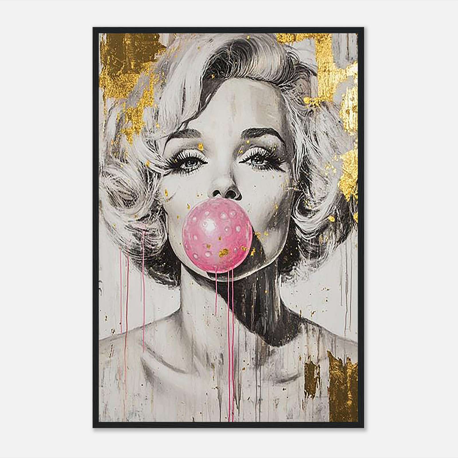 Marilyn Monroe Poster, Vintage Hollywood Glam Wall Art Print Classic ...