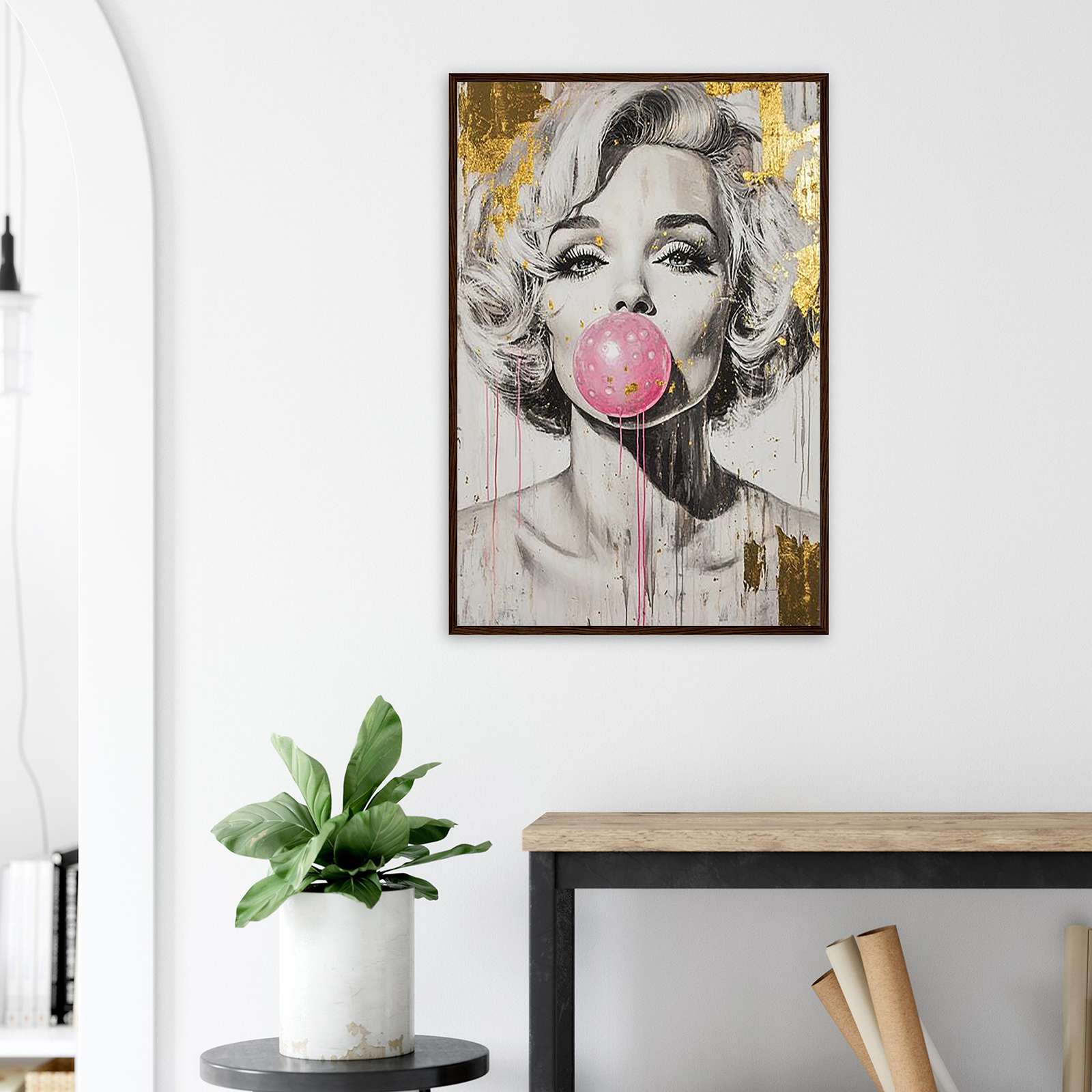 Marilyn Monroe Poster, Vintage Hollywood Glam Wall Art Print Classic ...