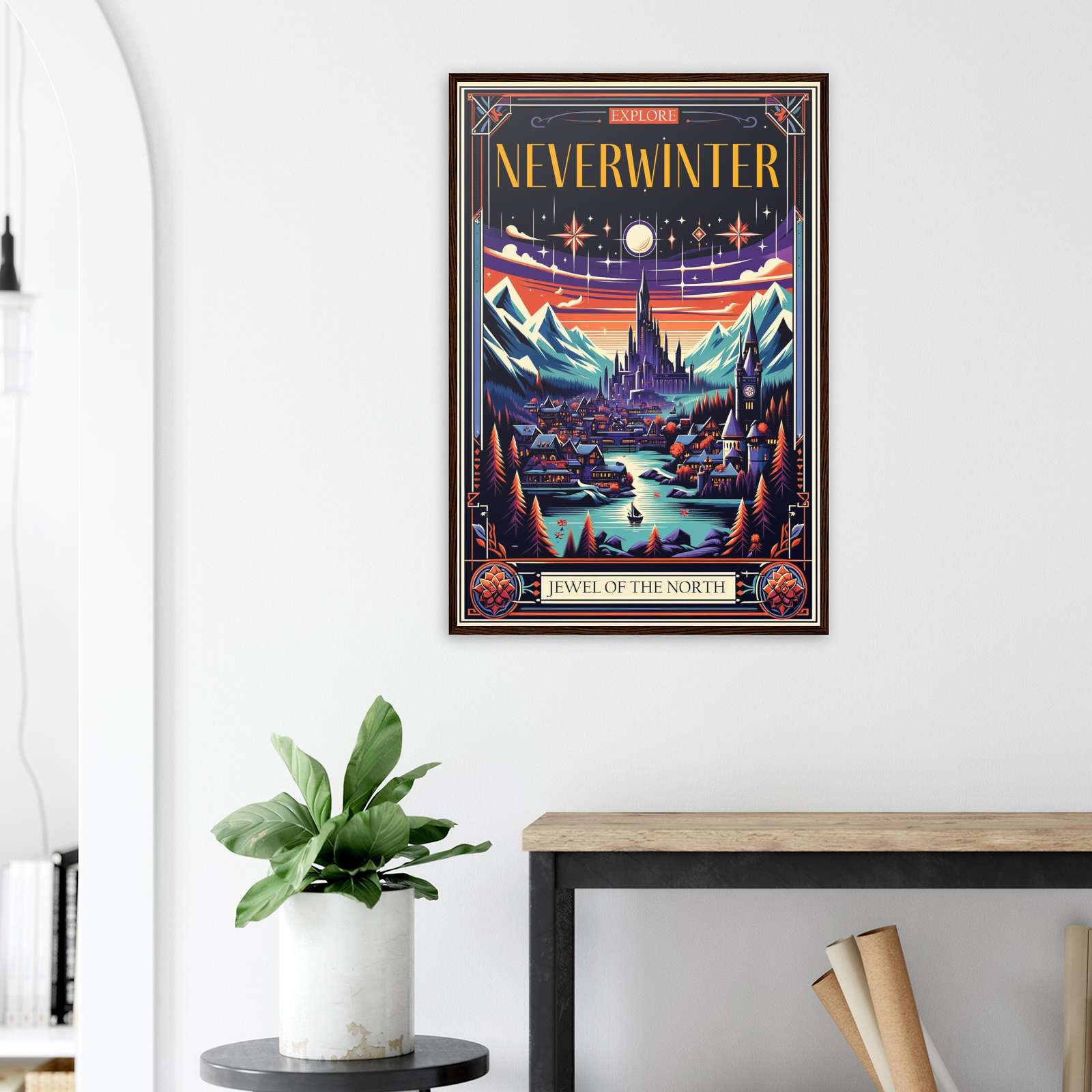 Neverwinter Poster, Rpg Gaming Poster, Video Game Poster, Full-Size ...