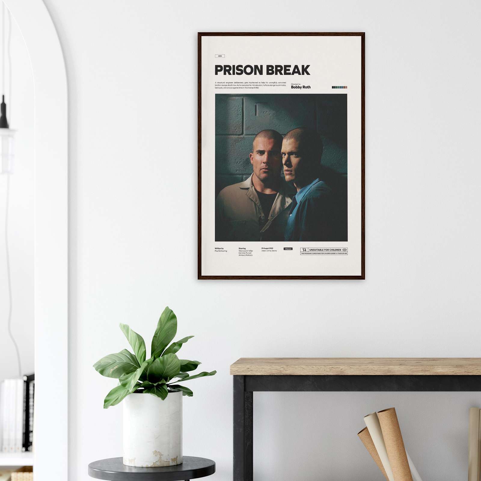 Prison Break Poster Print Lincoln Burrows And Michael Scofield Wall Art prison-break-poster-print-lincoln-burrows-and-michael-scofield-wall-art