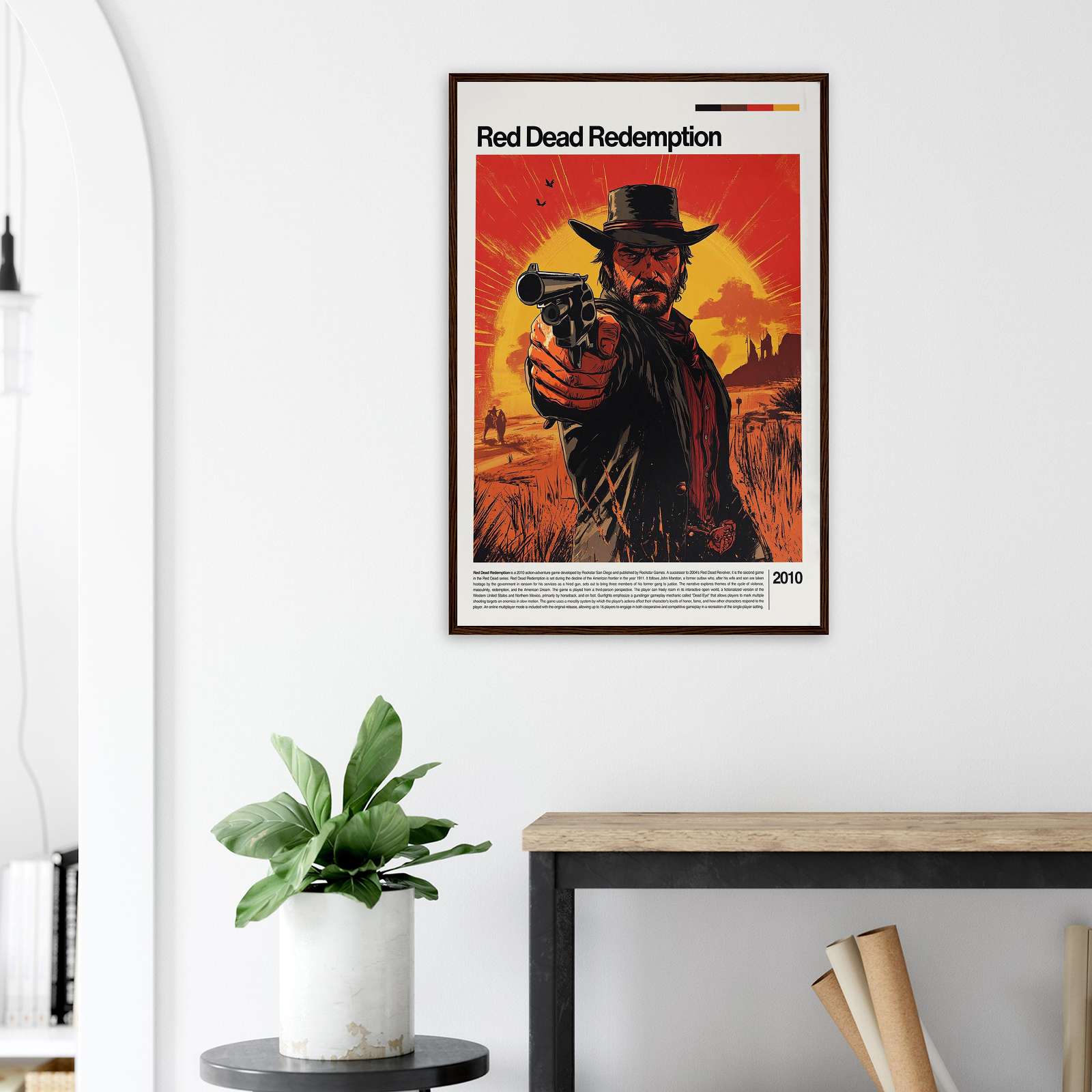 Red Dead Redemption Poster, Gaming Poster, Video Game Poster, Full-Size ...