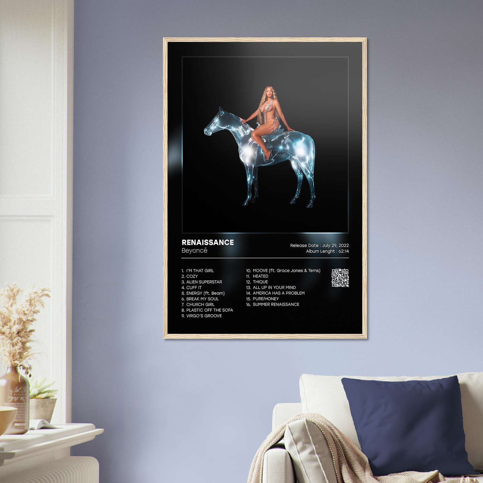 Renaissance Beyonce Poster, Rap Poster, Rap Album Poster, Full-Size ...