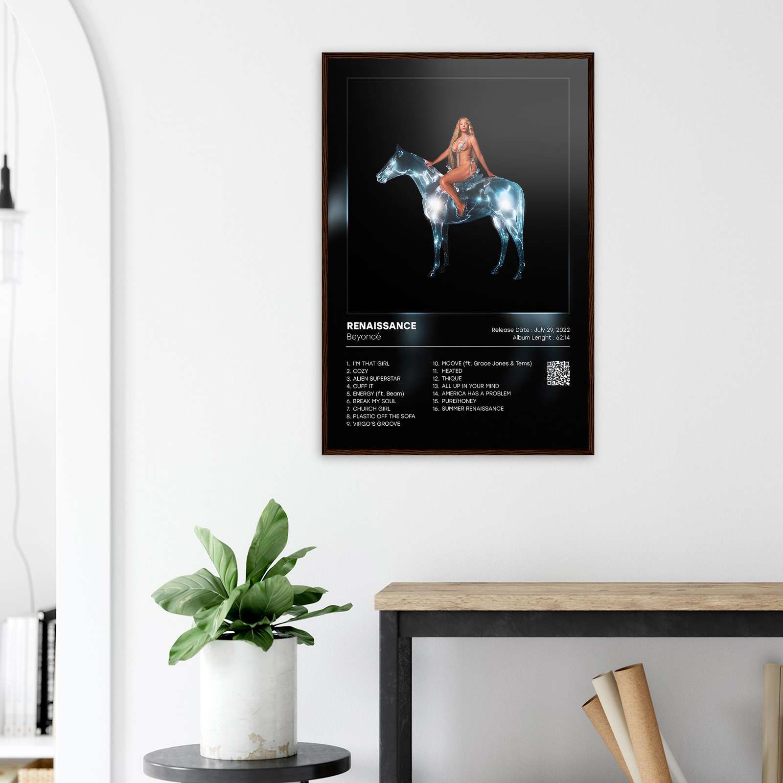 Renaissance Beyonce Poster, Rap Poster, Rap Album Poster, Full-Size ...