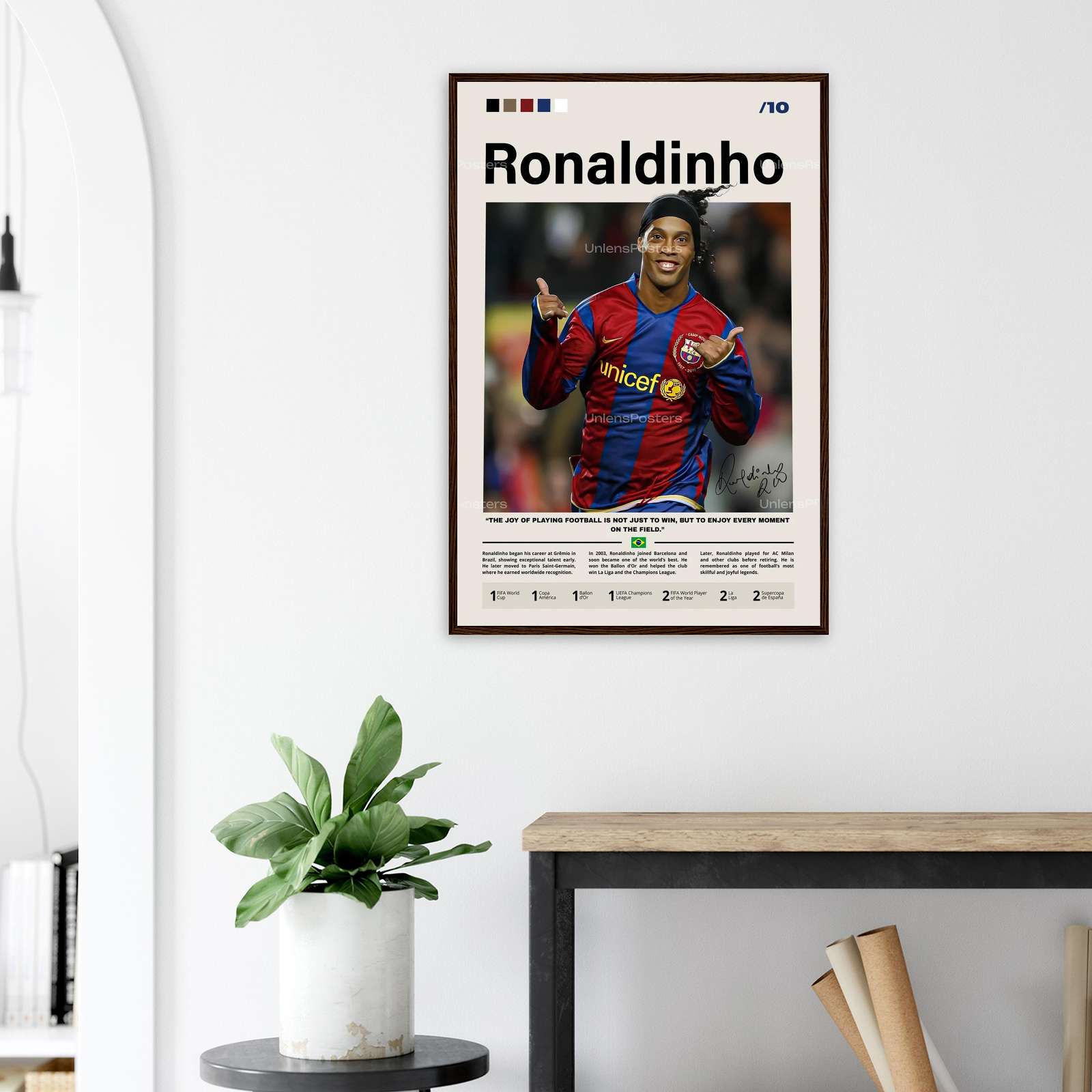 Reinaldo Poster Ronaldinho Poster, Legend Football Poster, Football Poster, Full-Size ...