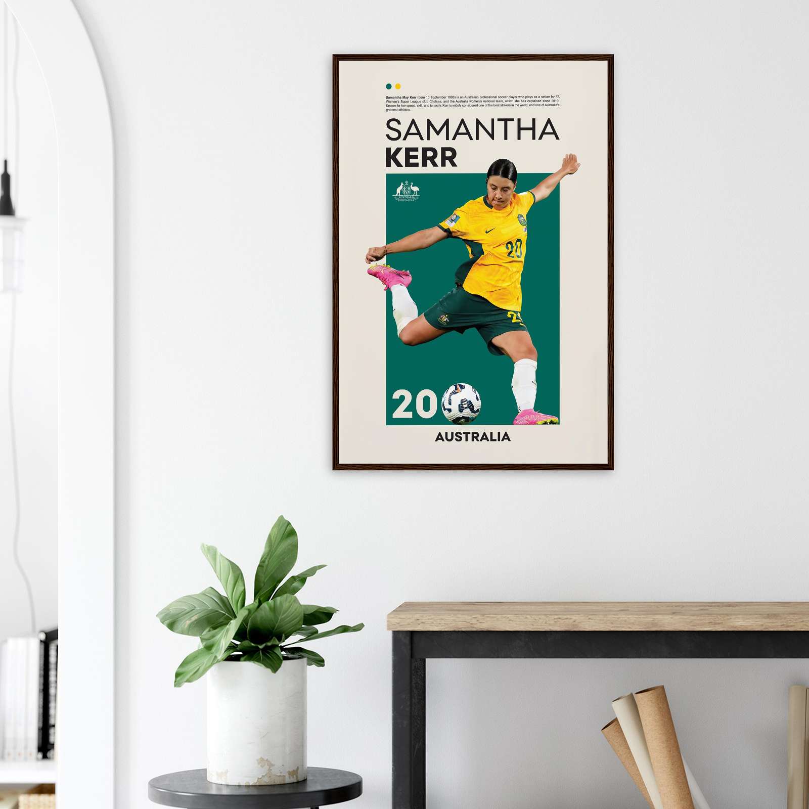 Sam Kerr Poster, Football Player Poster, Football Poster, Full-Size ...