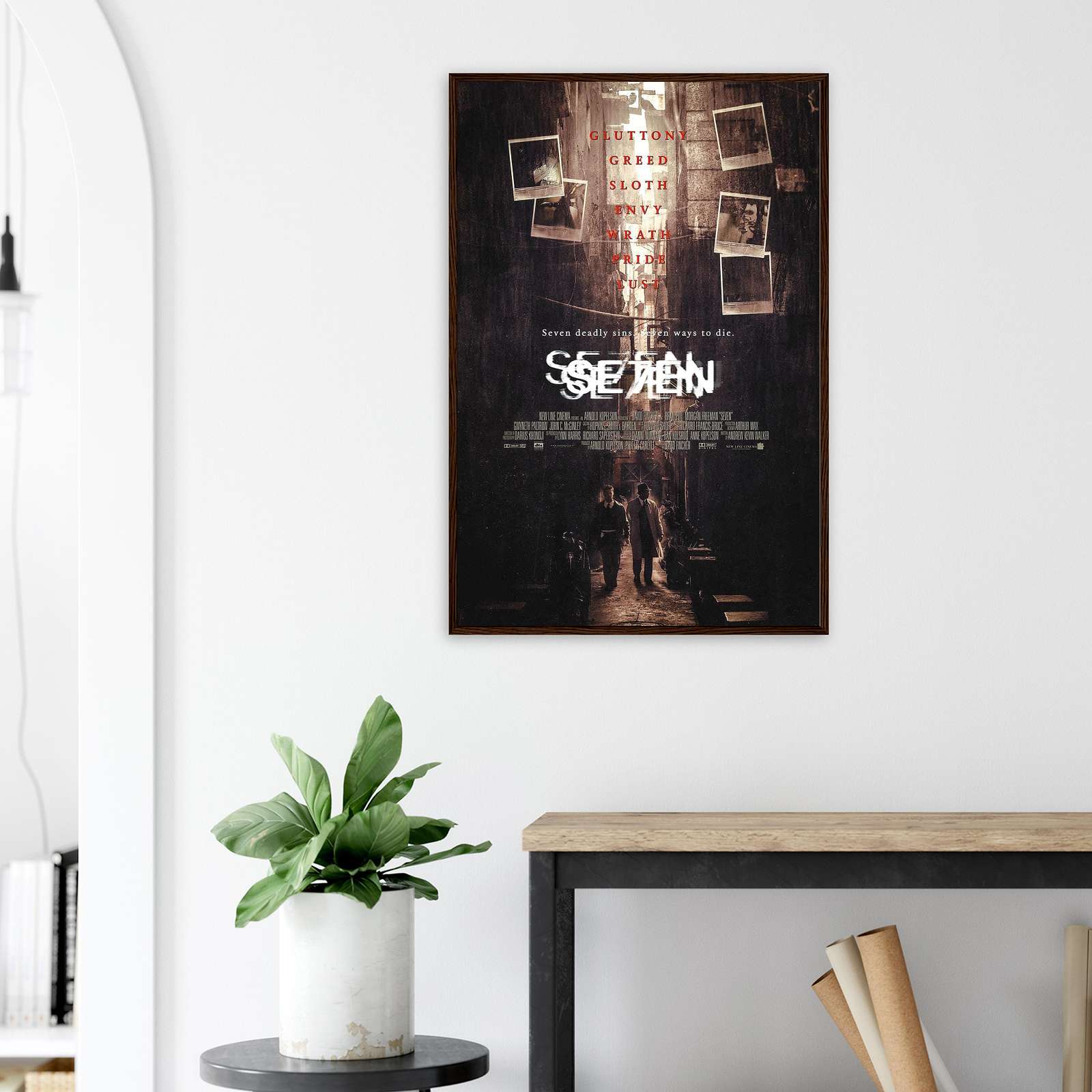Se7En Movie Poster, FullSize Movie Poster, Ready to Hang Citiesbox