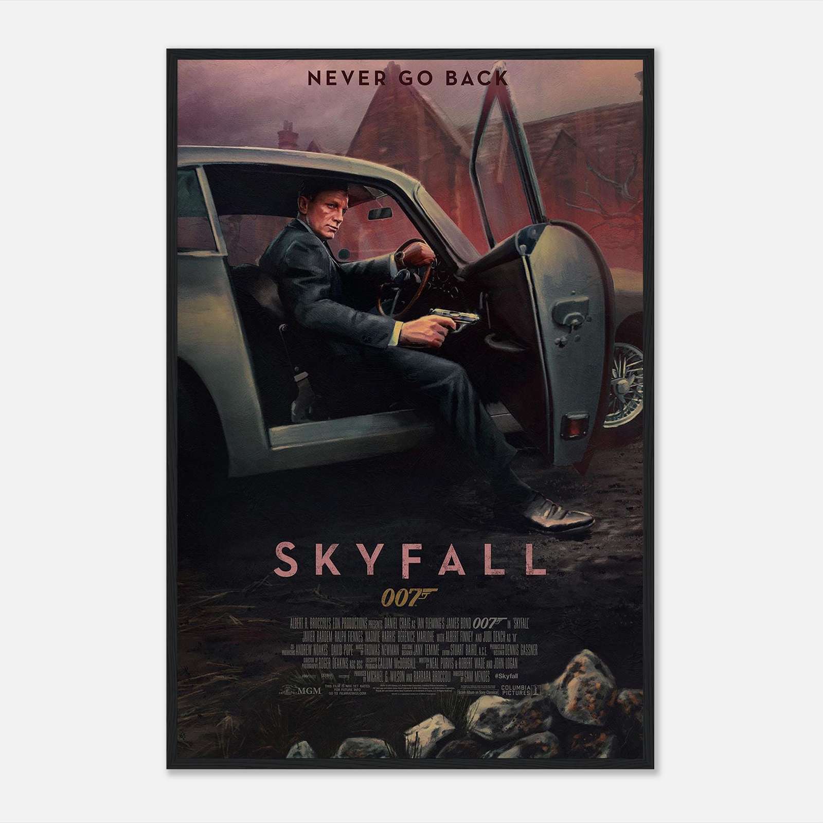 Skyfall Movie Poster, Classic Movie Poster, Full-Size Poster, Ready to ...