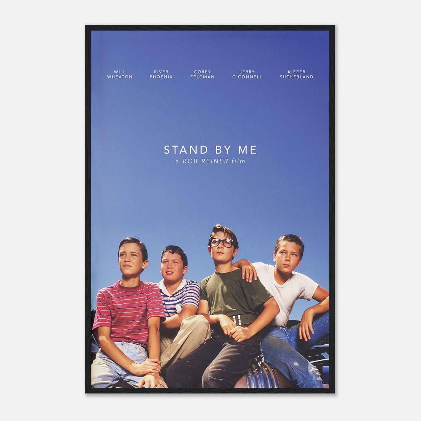 Stand By Me Movie Poster, Vintage Movie Poster, Stephen King, Full