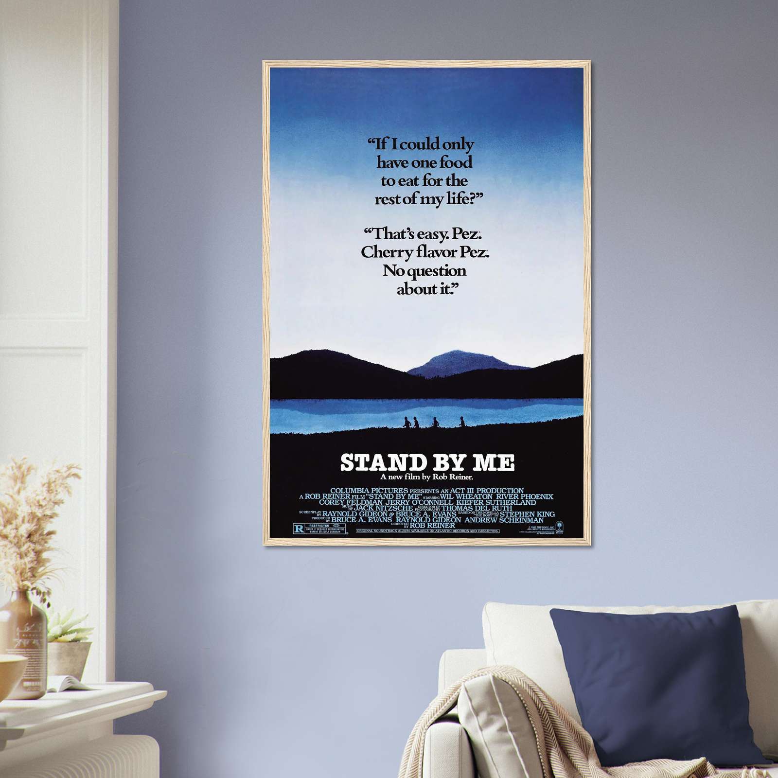 Stand By Me Movie Poster,Vintage Movie Poster, Film Poster, Tv