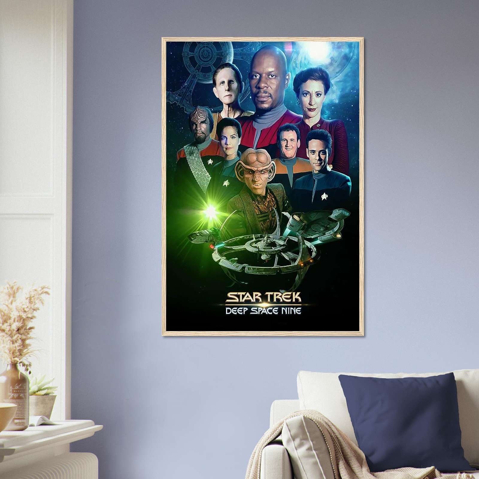 Star Trek Deep Space Nine Tv Series Poster, Sci Fi Movie Poster, Full ...