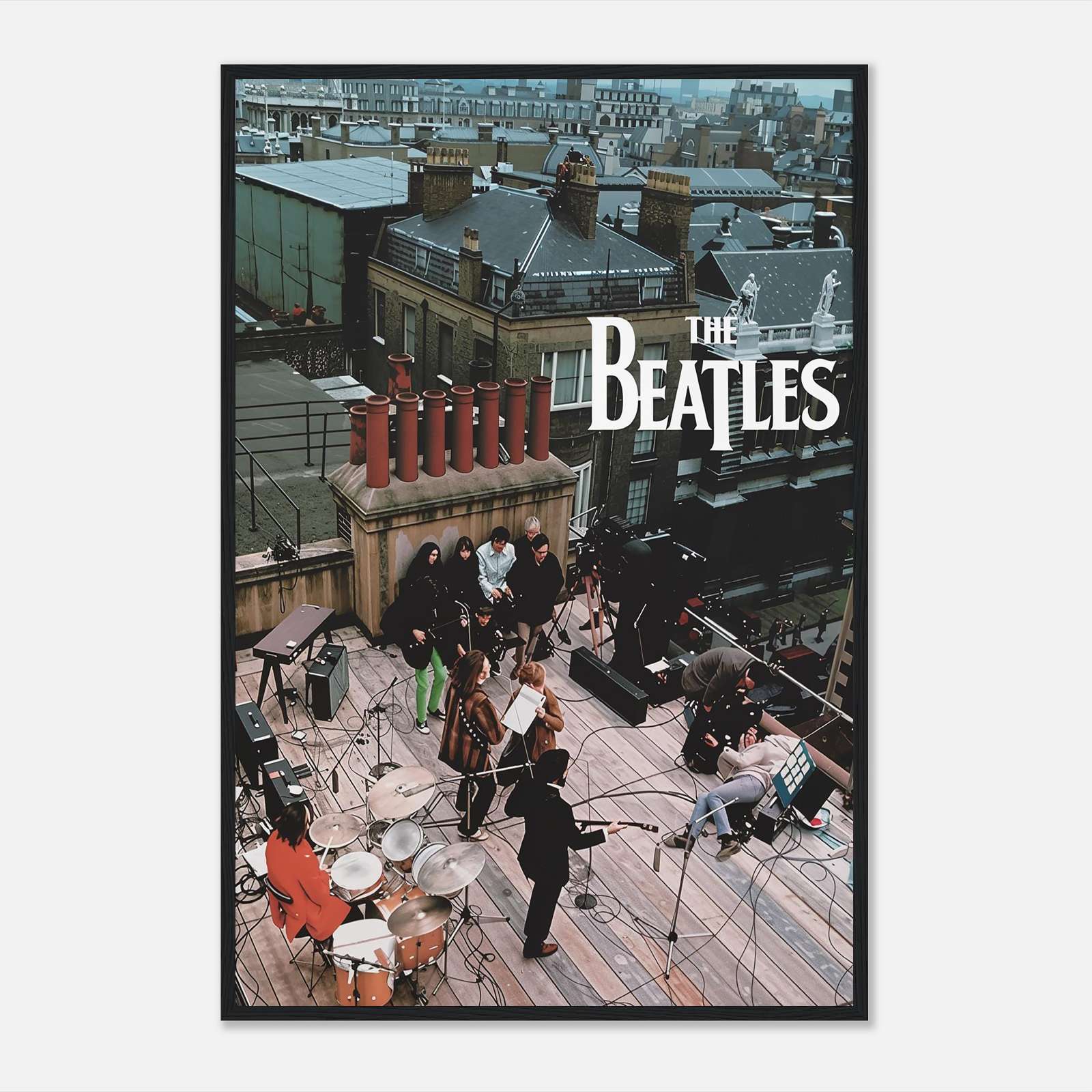 The Beatles Poster, Legendary Rock Band Poster, Full-Size Poster, Ready ...