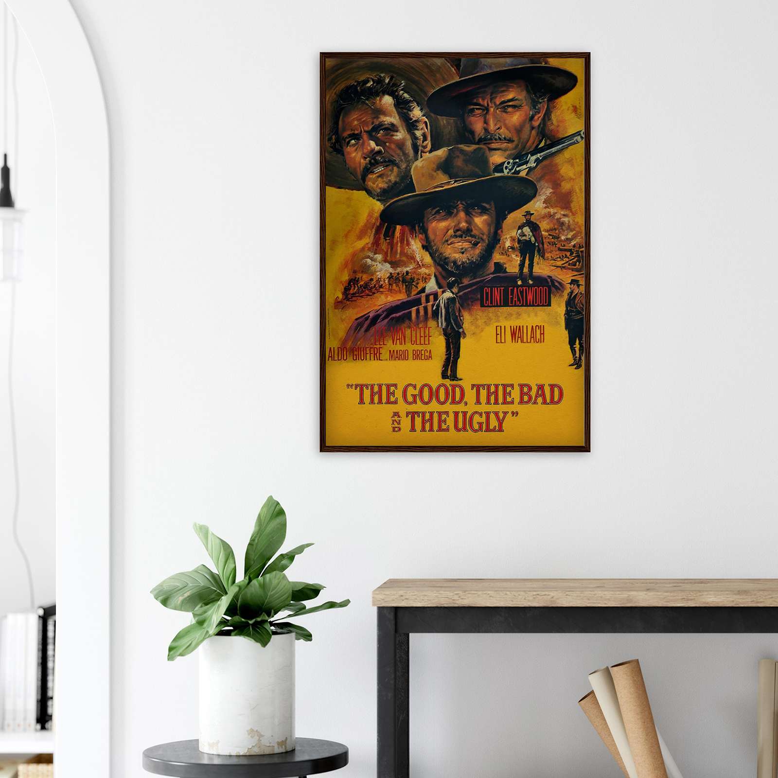 The Good The Bad And The Ugly Movie Poster, Vintage Movie Poster, Tv ...