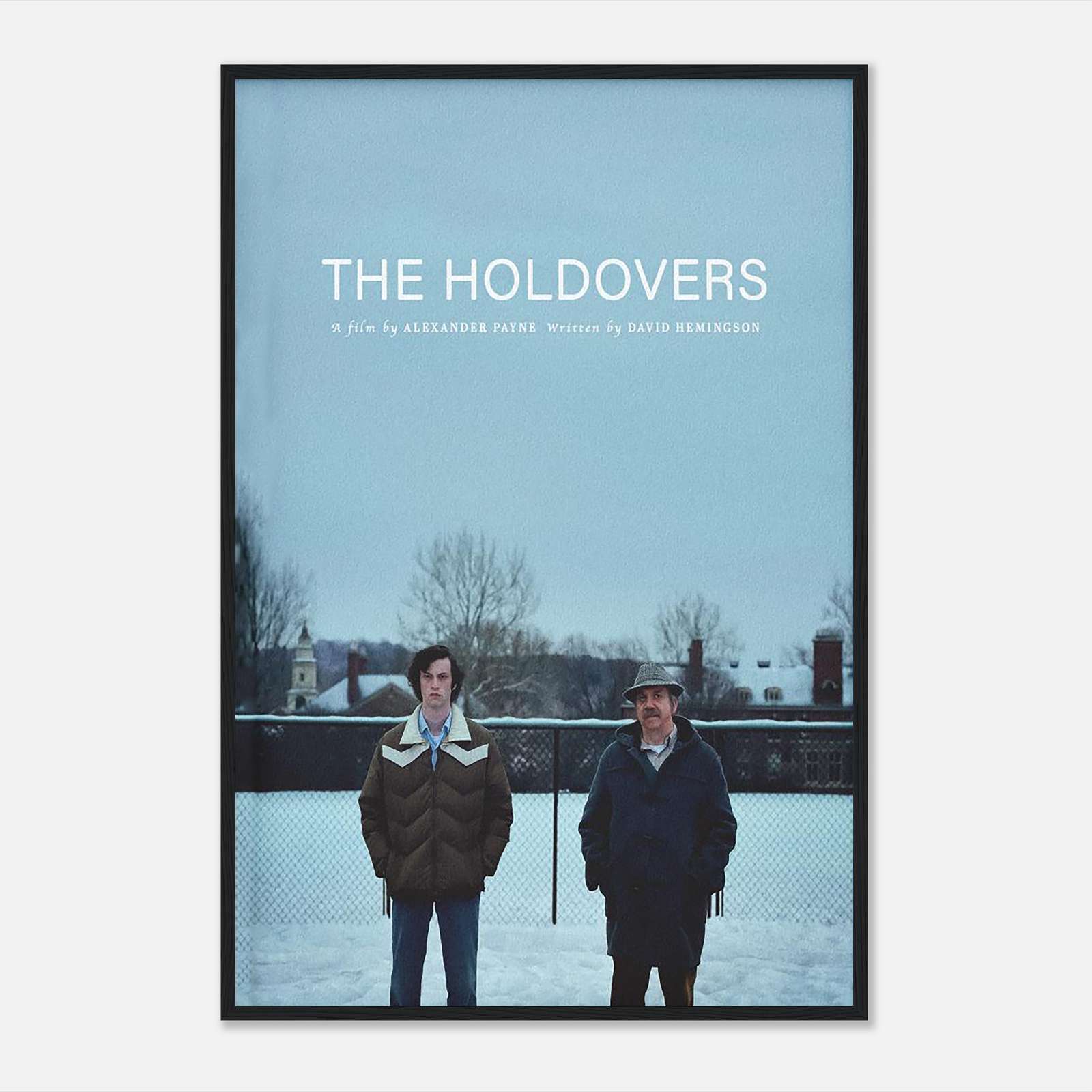 The Holdovers Movie Poster, Paul Giamatti, Dominic Sessa, Alexander ...