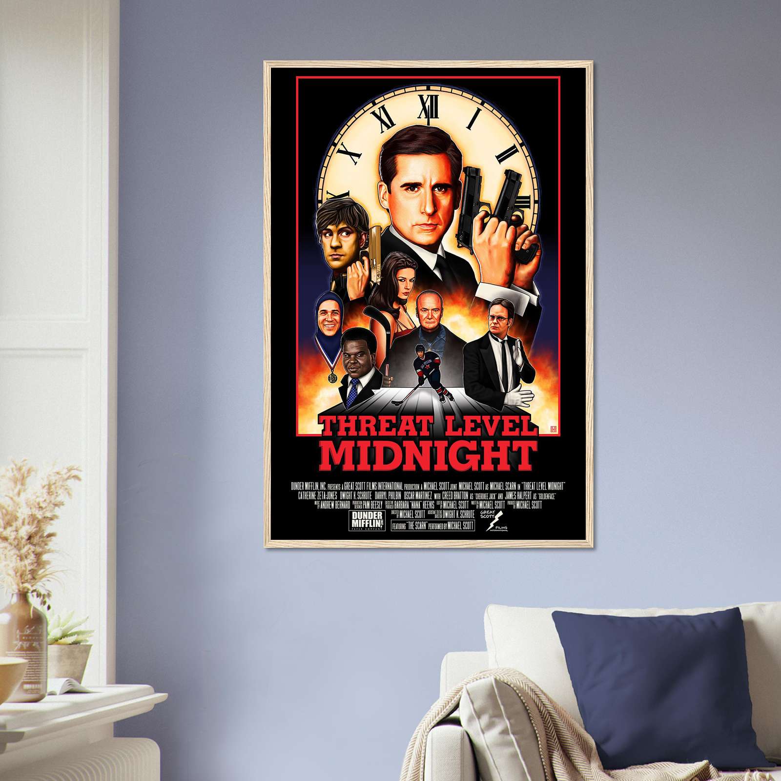 The Office Tv Series Poster, Michael Scott, Dwight Schrute, Dunder — free download