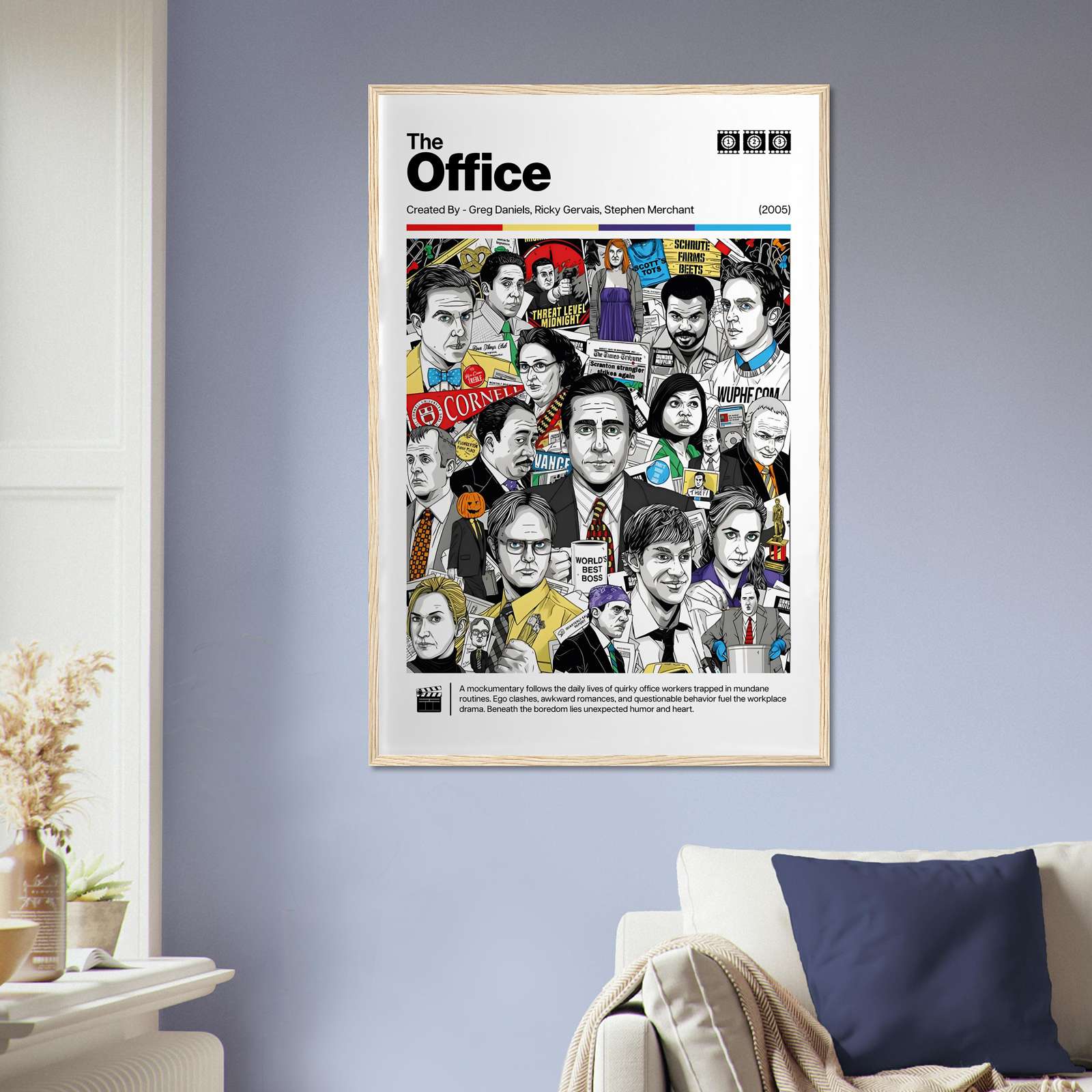 The Office Tv Series Poster,The Office Tv Movie Poster, Full-Size ...