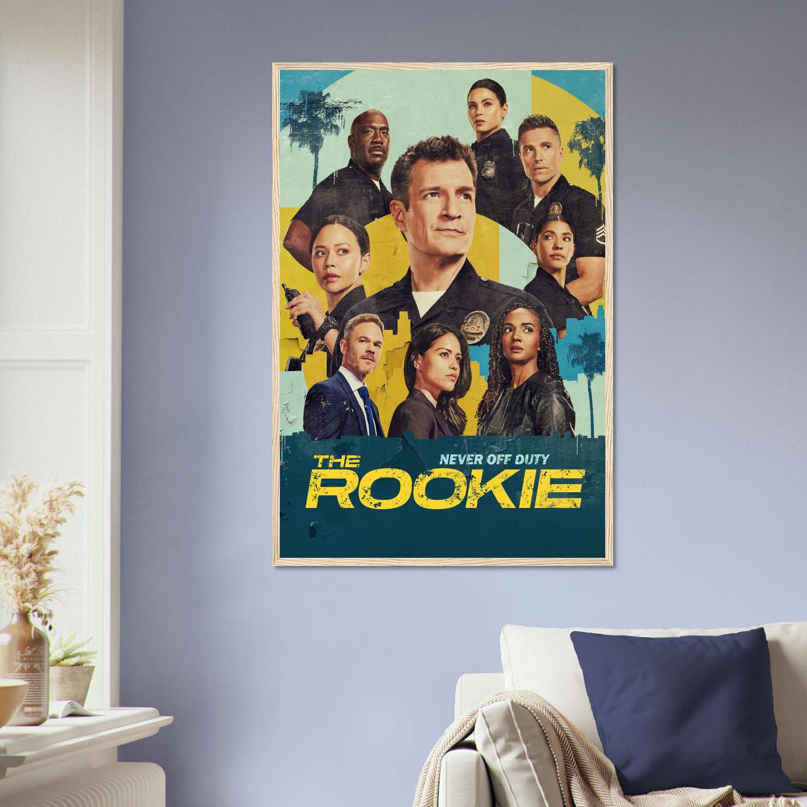 The Rookie Tv Series Poster, Vintage Movie Poster, Tv Show Poster, Full ...