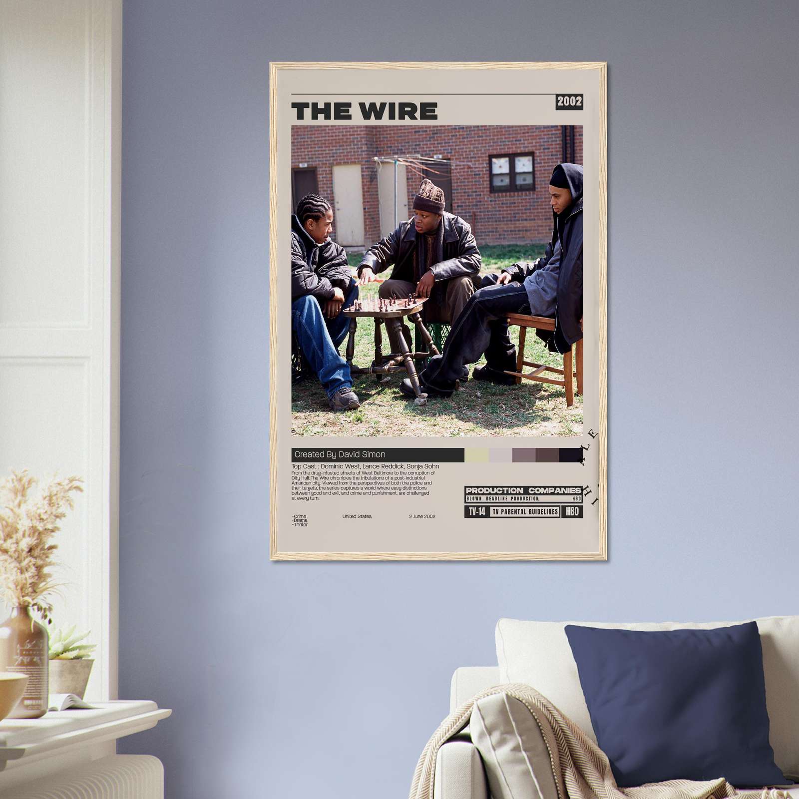 The Wre (2002–2008) - Season 4 Mnmal TV Poster by Danel Keane