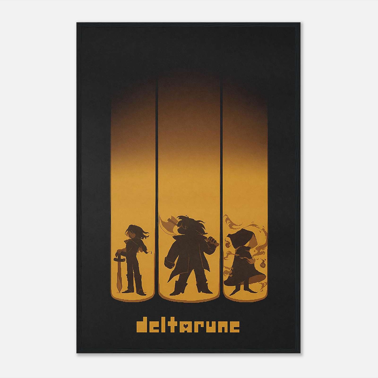 Undertale Deltarune Poster, Gaming Poster, Gaming Artwork, Full