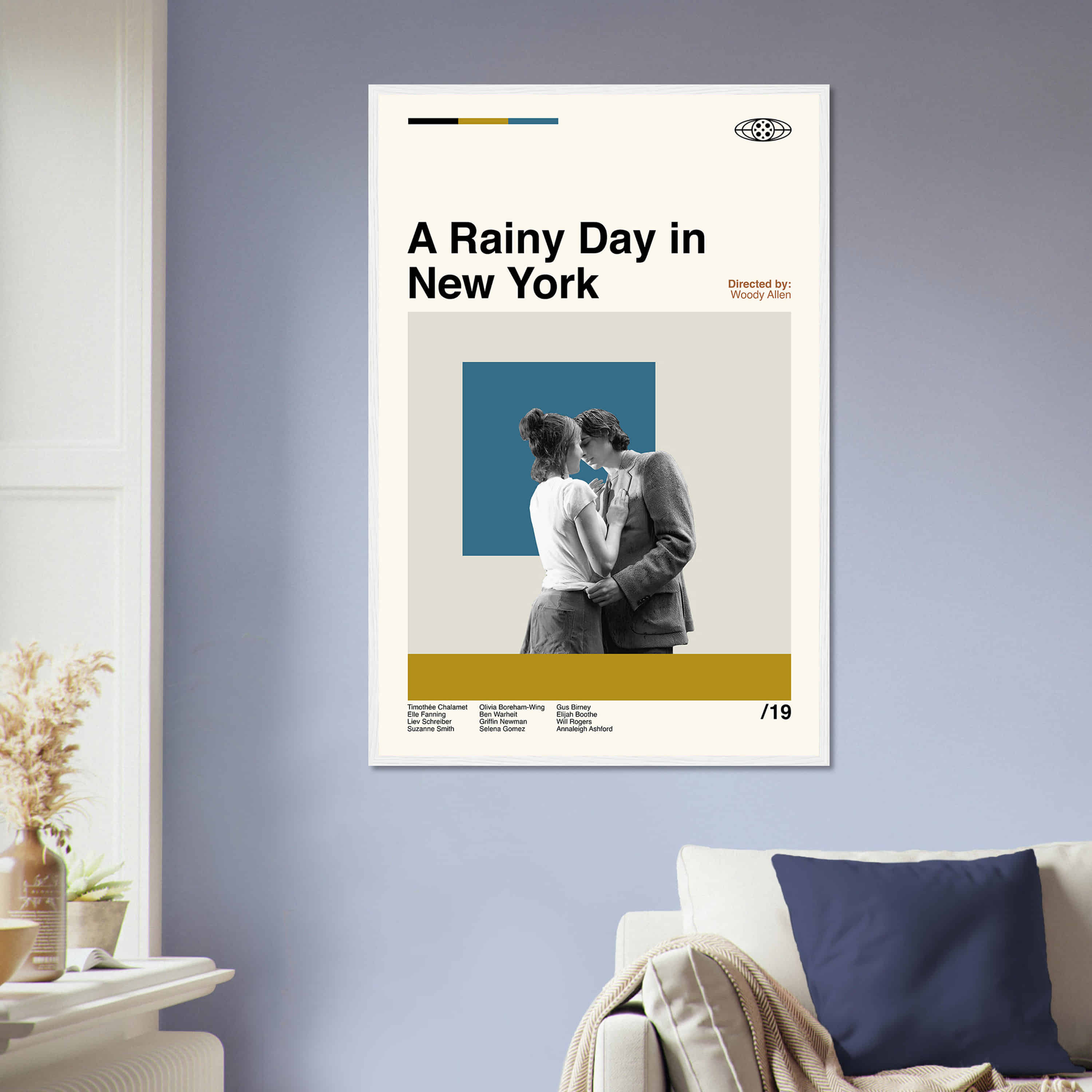 A Rainy Day in New York Poster, A Rainy Day in New York Movie, Vintage