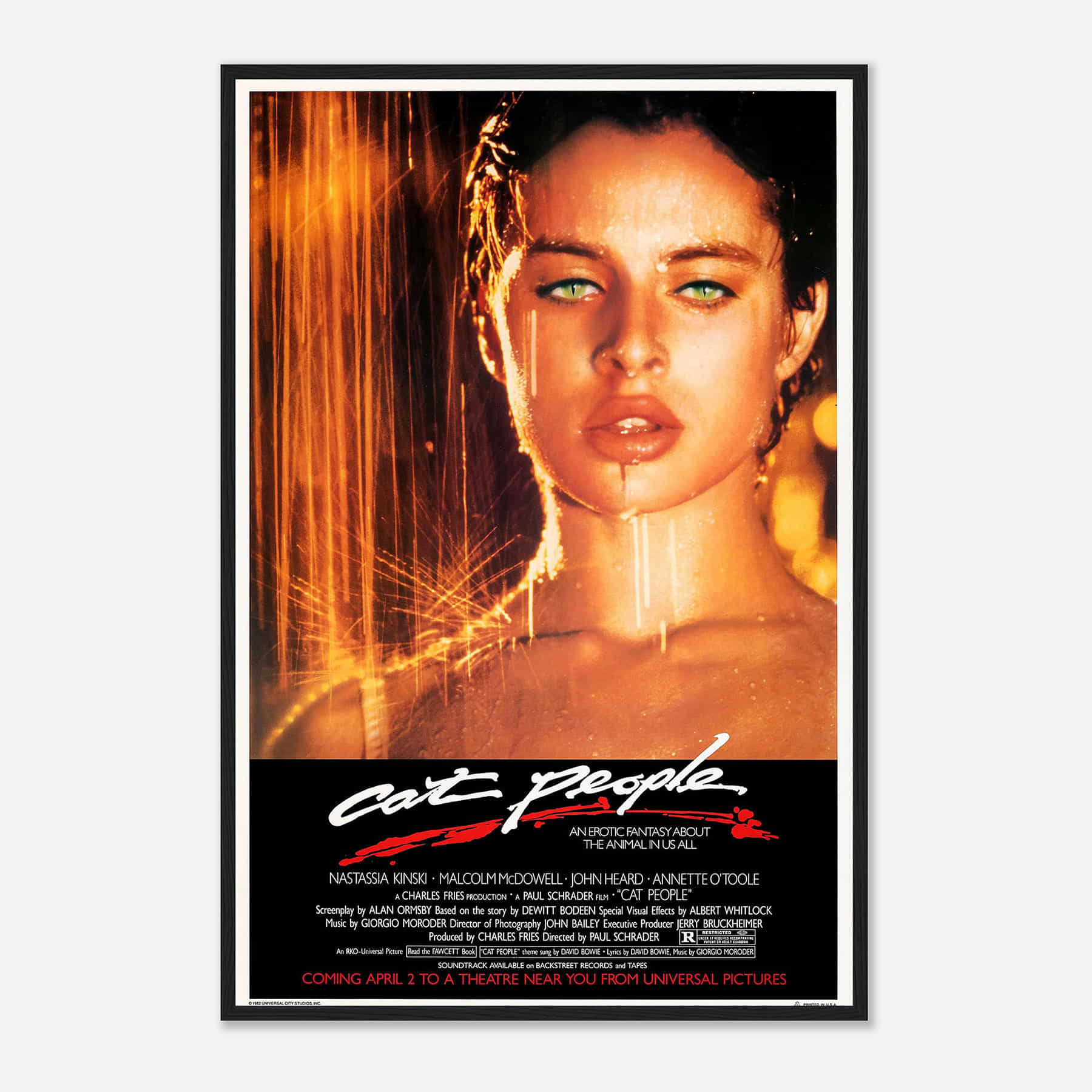 Cat People (1982) Movie Poster, Cat People Classic Vintage Movie Poster ...