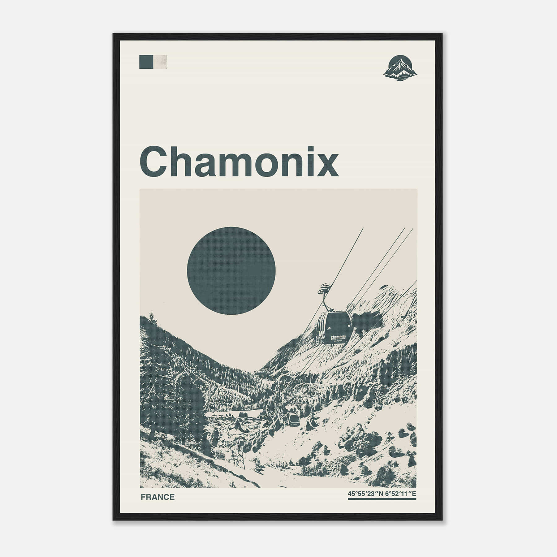 Chamonix Travel Print, Chamonix Wall Hanging, Chamonix Gift Art - Citiesbox