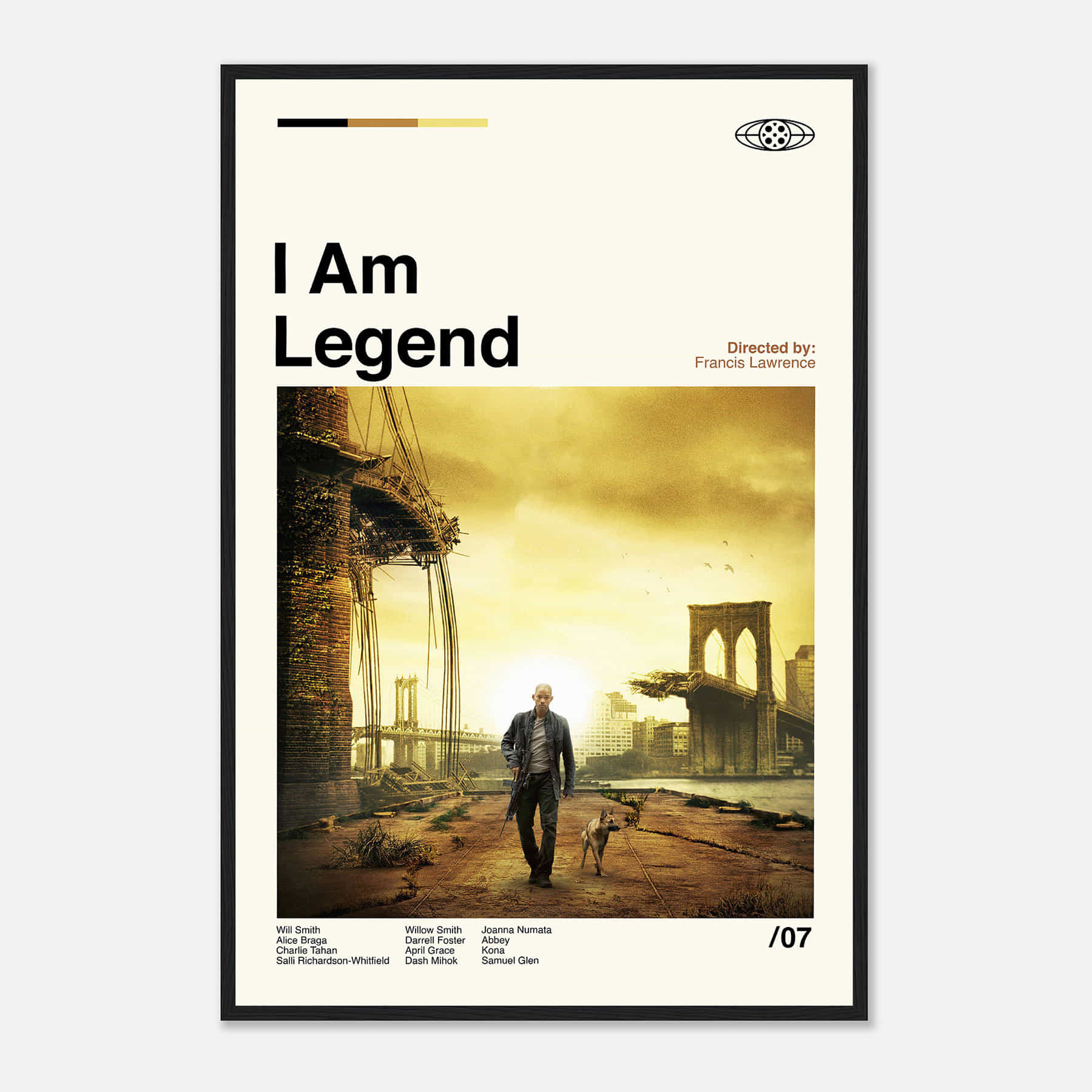 I Am Legend Movie, I Am Legend Poster, Retro Movie Poster - Citiesbox
