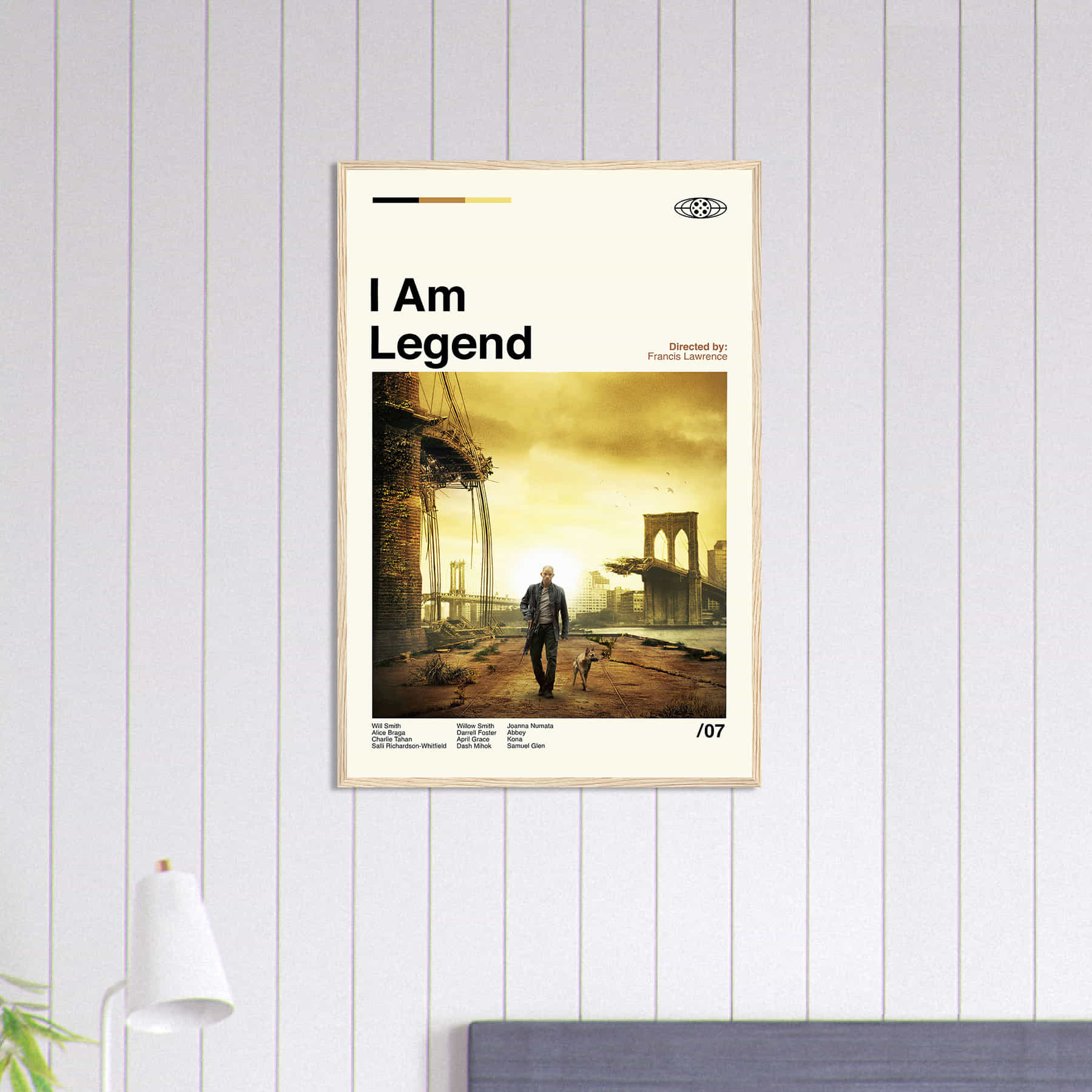 I Am Legend Movie, I Am Legend Poster, Retro Movie Poster - Citiesbox