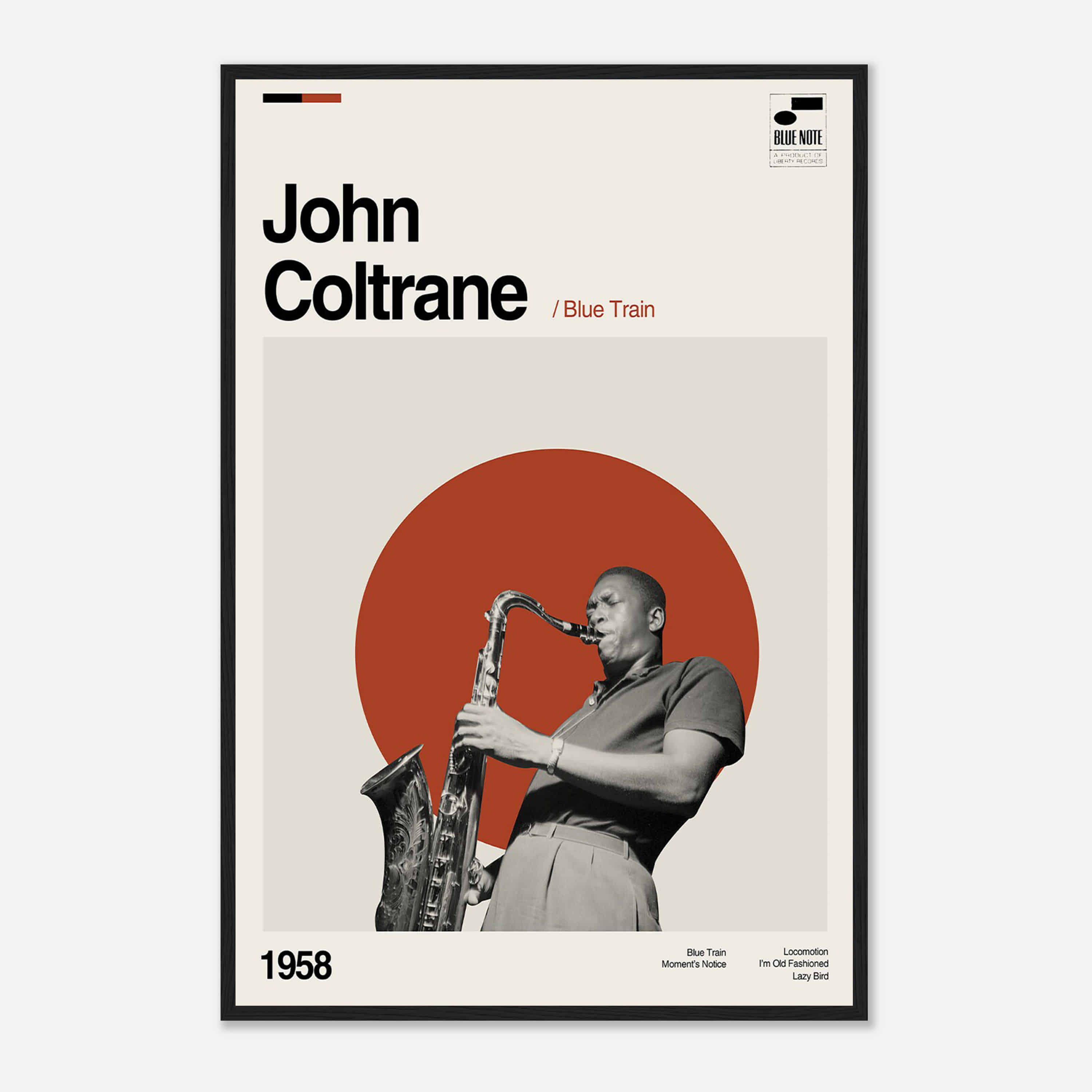 John Coltrane Poster, John Coltrane Movie, Blue Train Film - Citiesbox